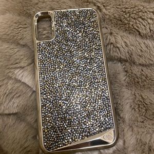 Swarovski iPhone 10 cell phone case.